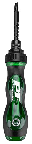 Performance Tool W80037 2-in-1 Ratcheting Screwdriver - Compact and Versatile Tool for Efficient Screwdriving Jobs