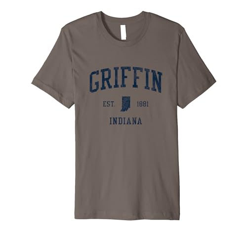 Griffin IN Vintage Athletic Sports JSN1 Premium T-Shirt
