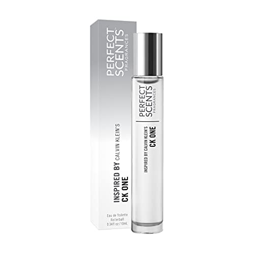 Perfect Scents Fragrances | Inspired by Calvin Klein’s CK One | Rollerball | Women’s Eau de Toilette | Vegan, Paraben Free, Phthalate Free | Never Tested on Animals | 0.34 Fl Oz