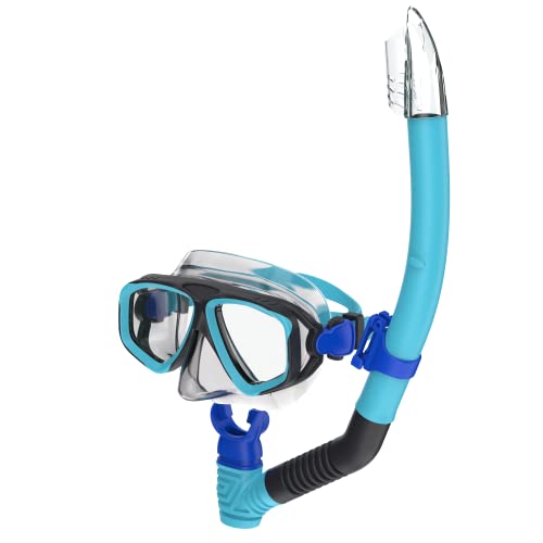 Speedo 87530334150561SZ Jr Adventure Mask and Snorkel Set SPEEDO Black/Clear 1SZ