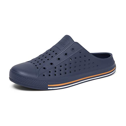 SAGUARO Women's Men's Garden Clogs Shoes Casual Slippers Unisex Quick Drying Sandals Summer Anti-Slip Beach Shoes Dark Blue