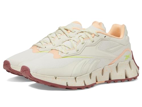 Reebok Women's Zig Dynamica 4 Adventure Sneaker, Sedona Rose/Peach Glow/Core Black, 8.5