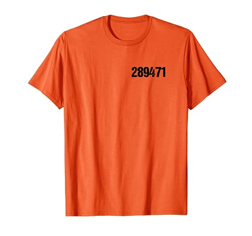 Prisoner Costume Prison Inmate County Jail Halloween T-Shirt