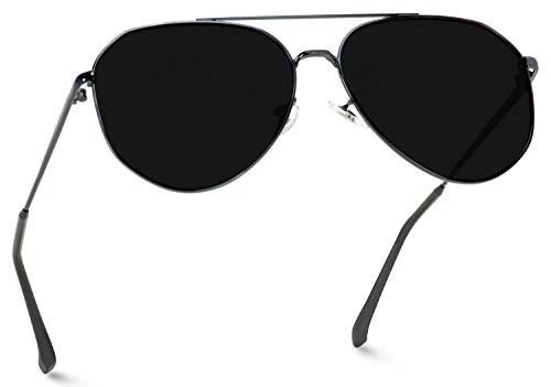 WearMe Pro Polarized Aviator Sunglasses for Women and Men | UV Protection | Reflective Lens | Pink, Blue, Black Aviators