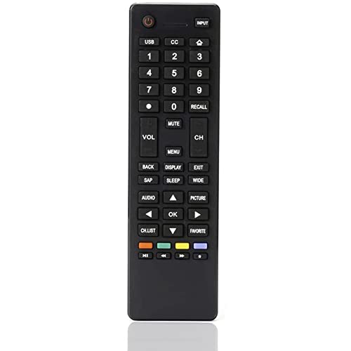 Universal Replacement Remote Control Compatible for Haier TV 40D2500 39D3005 32D3005 32D2000 28E2000 65UF2505 65D3550 50UG6550G LE39M600M80 Televisions