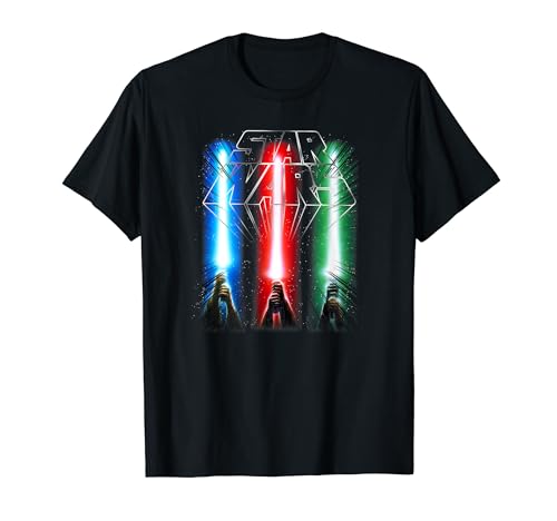 Star Wars Classic Epic Lightsabers Jedi Force Logo T-Shirt