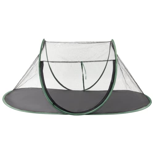 Outdoor Cat Enclosures, Portable Cat Tent for Bearded Dragon, Dogs and Small Animals, Cat Outdoor Tent with Foldable Bag(Dark Green)