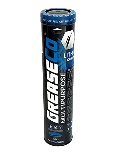 Wheel Bearing Grease Tube | Lithium Complex | High Temp | Axle | Automotive | Tractor | Truck | Ball Joint | CV | Marine Boat | Grease for Grease Gun | Blue | Single Cartridge | NLGI 2 | Multipurpose