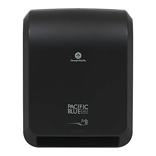 Pacific Blue Ultra 8' High-Capacity Automated Touchless Paper Towel Dispenser by GP PRO (Georgia-Pacific); Black; 59590; 12.9' W x 9' D x 16' H; 1 Dispenser