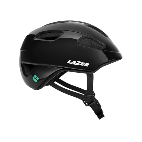 LAZER Nutz KinetiCore Kids Bike Helmet, Lightweight Bicycling Helmet for Children, Youth Unisex Cycling Head Gear, Black, One Size