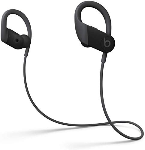 Powerbeats High-Performance Wireless Bluetooth Headphones - Black - MWNV2LL/A (Renewed)