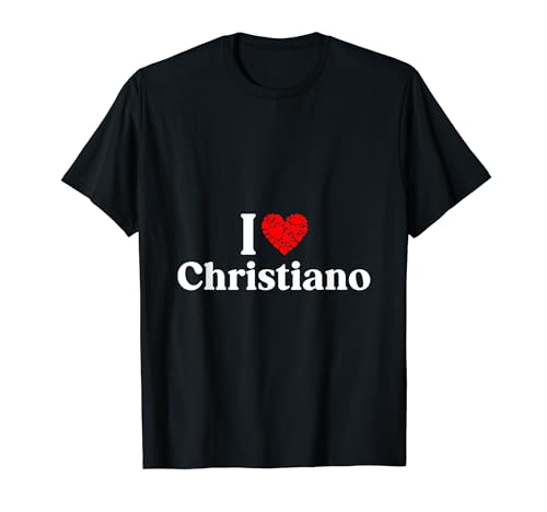 Christiano Name - I Love Christiano T-Shirt