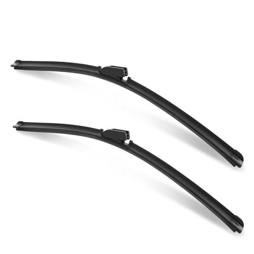 OEM QUALITY Premium All-Season 22' + 22' Windshield Wiper Blades pair for front windshield, Wiper Blades Easy Install & Durable Stable Quiet Car Accessories(Set of 2)