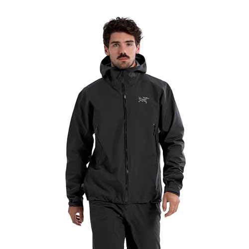 Arc'teryx Beta Jacket Men's | Redesign | Gore-Tex ePE Shell, Maximum Versatility - Hiking Jacket, Waterproof Rain Jacket | Black, Small