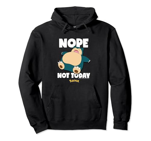 Pokémon - Nope Not Today Snorlax Pullover Hoodie