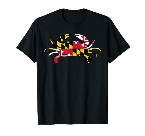 Maryland Crab State Pride Flag T-Shirt
