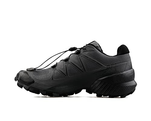 Salomon Speedcross 5 Trail Running Shoes for Men, Magnet/Black/Phantom, 8.5