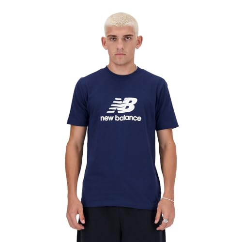 New Balance Men's Sport Essentials Logo T-Shirt, Nb Navy, Large
