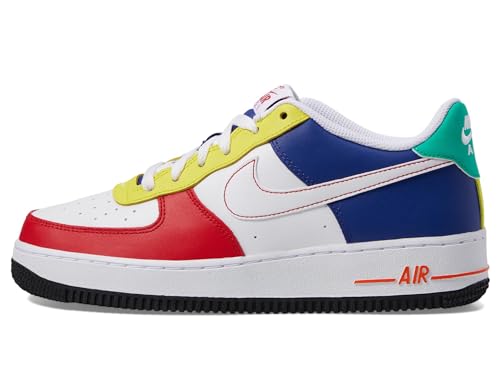 Nike Boy's Air Force 1 Low LV8 BG (Big Kid) University Red/White/Deep Royal Blue 7 Big Kid M