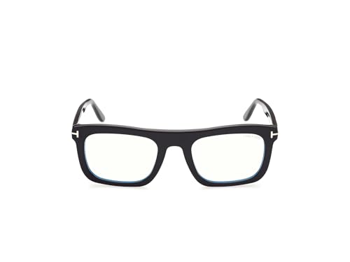 Tom Ford FT 5757-B BLUE BLOCK Shiny Black/Blue Filter 52/22/145 unisex Eyewear Frame