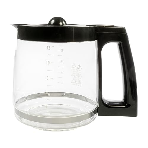 Univen 12 Cup Coffee Carafe Pot Compatible with Hamilton Beach 49980A 49980Z 49983 49618 46300 46310 49976 49966 49350