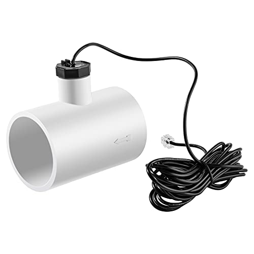 Flow Switch, Briidea Flow Sensor with Tee for Hayward Salt System, Compatible with Hayward Goldline System