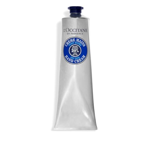 L’Occitane Shea Butter Hand Cream 5.1 Oz: Nourishes Very Dry Hands, Protects Skin, With 20% Organic Shea Butter, Vegan, 1 Sold Every 3 Seconds*