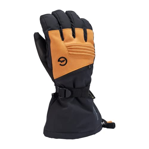Gordini Men's Standard Gore-Tex Storm Glove, Black Tan, Large