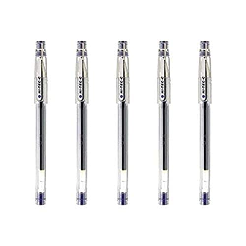 Pilot Hi-Tec-C 03 Gel Ink Pen, Micro Fine Point 0.3mm, Blue Ink, LH-20C3, Value Set of 5