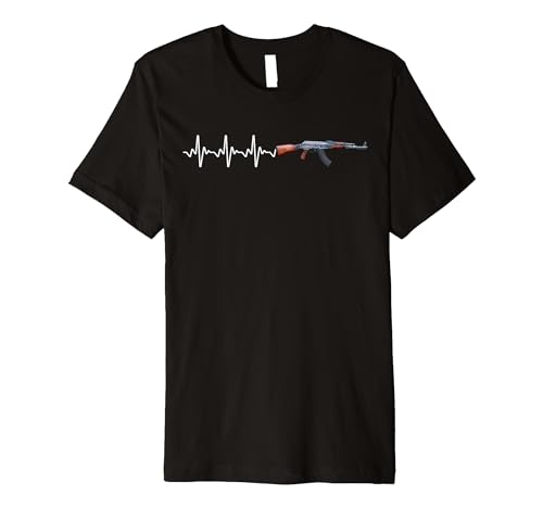 Heartbeat Weapon of choice AK47 Weaponry, Toy guns Gun Premium T-Shirt