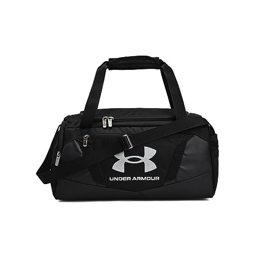 Under Armour Unisex-Adult Undeniable 5.0 Duffle , Black (001)/Metallic Silver , X-Small