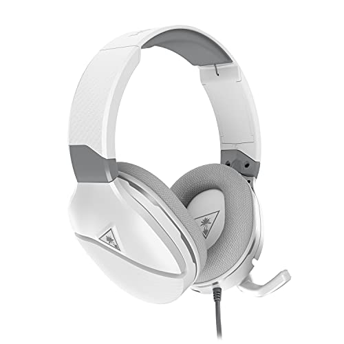 Turtle Beach Recon 200 Gen 2 Powered Gaming Headset for Xbox Series X, Xbox Series S, & Xbox One, PlayStation 5, PS4, Nintendo Switch, Mobile, & PC with 3.5mm connection - White