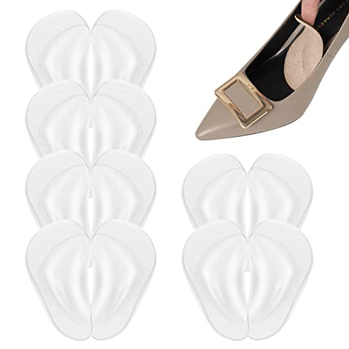 (12PCS) Arch Support Insoles, High Heel Inserts Cushion Soft Gel Insole Pads Reusable Arch Cushions Best for Plantar Fasciitis and Flat Feet Arch Pain Relief for Men and Women 6 Pairs