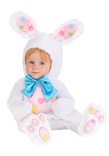 Infant White Easter Bunny Baby Costume - 12/18mo