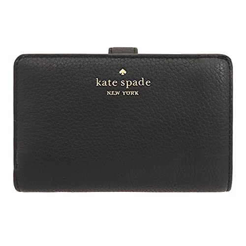 Kate Spade New York Leila Medium Compact Bifold Wallet Leather Black