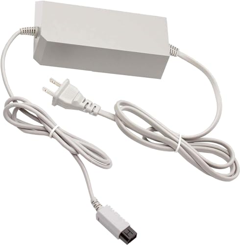 Console Charger for Wii, AC Wall Power Adapter Supply Cable Cord for Nintendo Wii (Not for Nintendo Wii U)