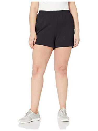 Soffe Womens Plus Size The Authentic Short, black 1X