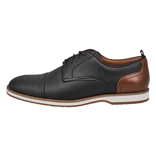 Steve Madden Men's Saverio Casual Oxford Black 10.5 Medium US