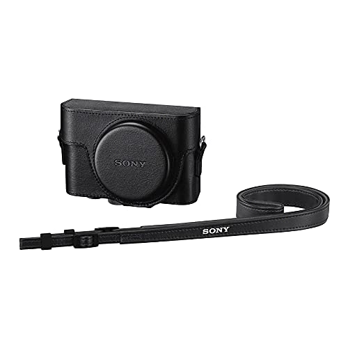 Sony Premium Jacket Case (LCJRXK/B) for RX100 Series Digital Still Cameras, Black, Small