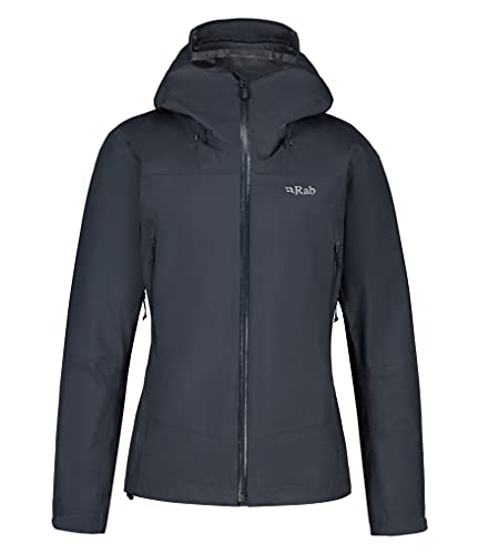 RAB Women's Arc Eco Waterproof Breathable Jacket for Hiking & Skiing - Beluga - Small