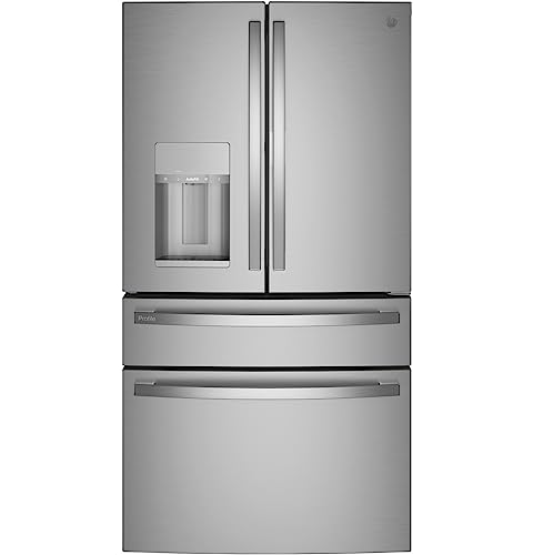 GE Profile PVD28BYNFS 36' 4-Door French Door Refrigerator with 27.6 cu. ft. Total Capacity in Fingerprint Resistant Stainless Steel