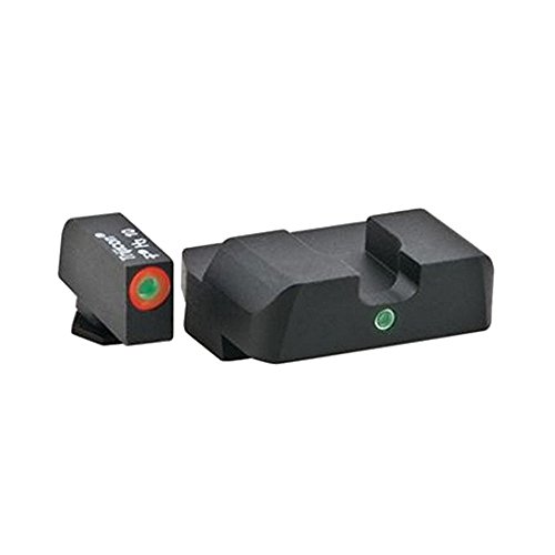 AmeriGlo Tritium I-Dot Green with Orange Outline Sight Set for Glock 42/43
