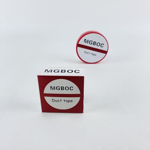 MGBOC Red hand tear strength without residue Duct tape, Multi purpose indoor and outdoor maintenance, industrial and professional use