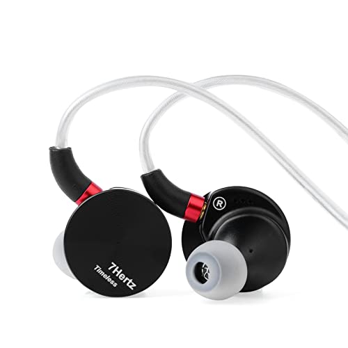 Linsoul 7HZ Timeless 14.2mm Planar HiFi in-Ear Earphone with CNC Aluminum Shell, Detachable MMCX Cable (4.4mm)