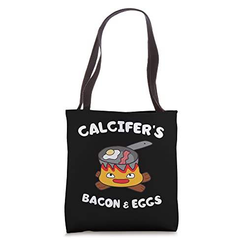 Calcifer's bacon and egg Cook - Funny Food lover Tote Bag