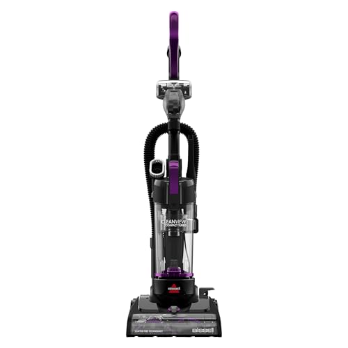 BISSELL CleanView Compact Turbo Upright Vacuum with Quick Release Wand, Full Size Power, Compact Size for Apartments & Dorms, 3437F