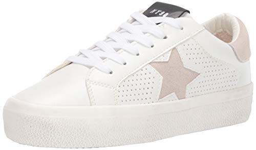 Steve Madden Women's Starling Sneaker, White Multi, 9