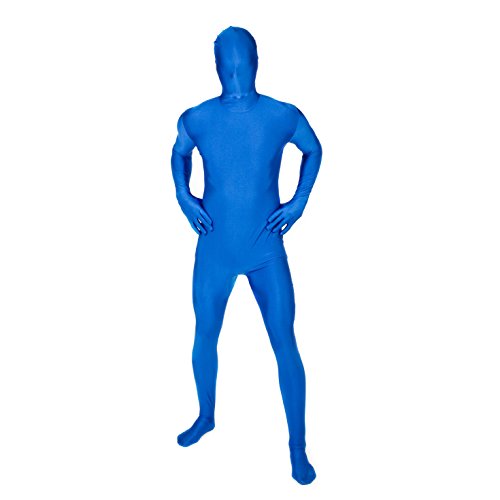 Morphsuits Spandex Bodysuit Zentai Blue Adults Halloween Costume -X-Large