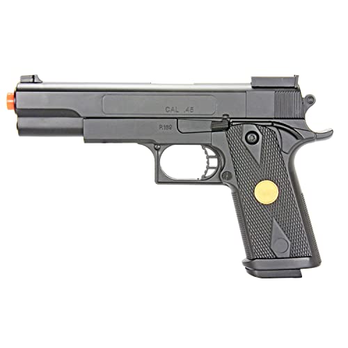 BBTac Airsoft Pistol Gun 1911-Tactical Hi-Capa Spring Loaded Air-Soft Hand Gun Full Size