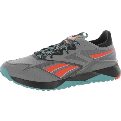 Reebok Men's Nano X2 Tr Adventure Cross Trainer, Pure Grey/Black/Classic Teal, 10.5